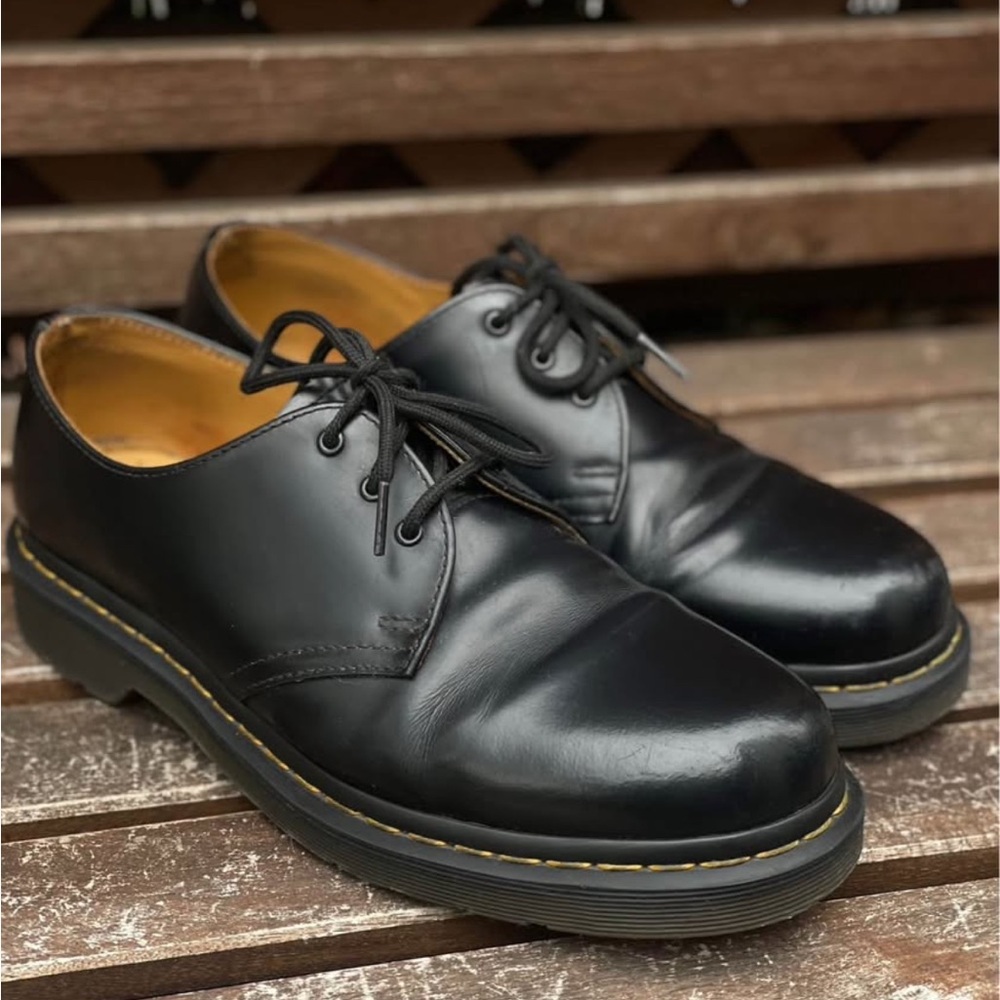 Dr. Martens Black Leather Oxfords